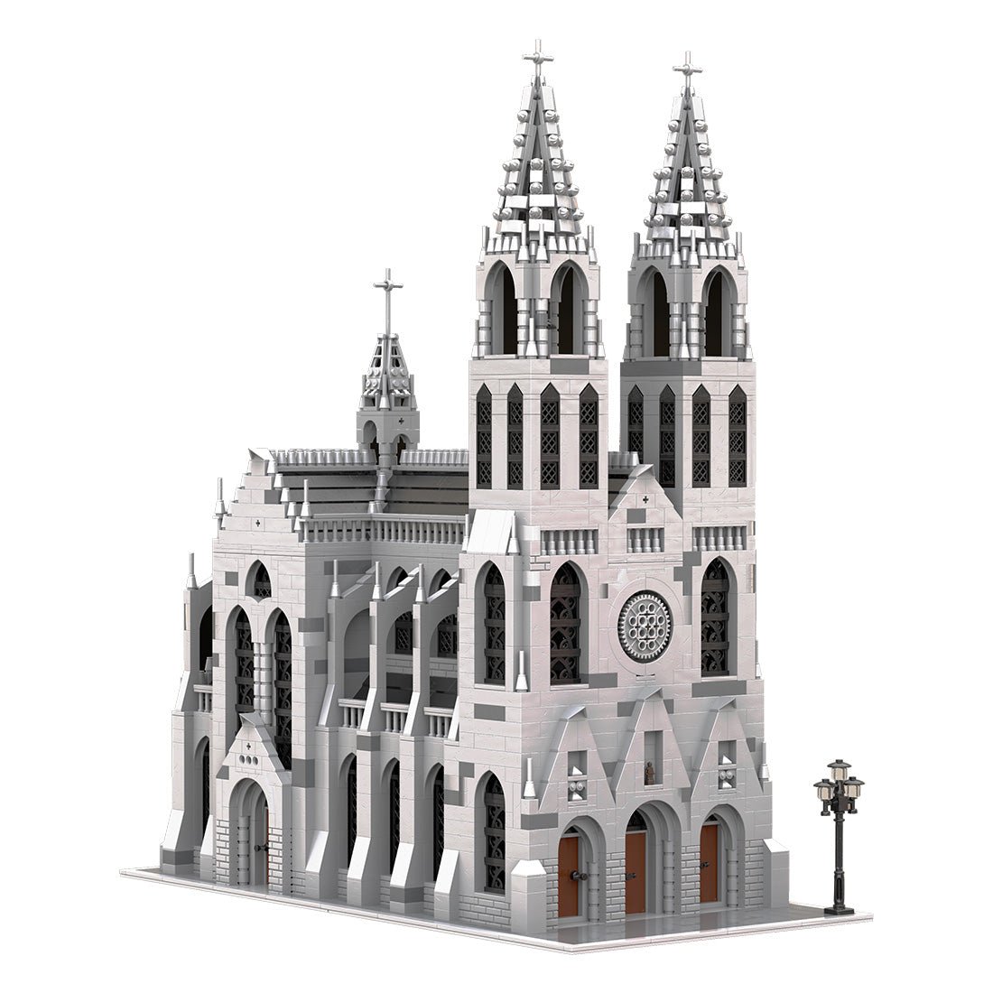 MOC - 148170 Gothic Cathedral Klemmbausteine - LesDiyLesDiy