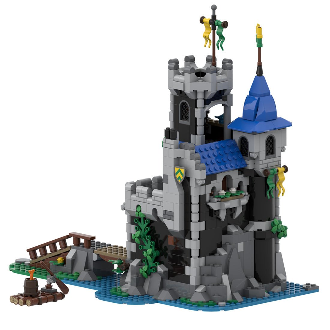 MOC - 148389 Fortress of Lakeside County (from BDP Series 1) Klemmbausteine - LesDiyLesDiy