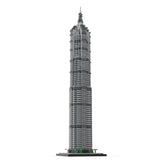 MOC - 148580 Jin Mao Tower 1:800 Scale Klemmbausteine - LesDiyLesDiy