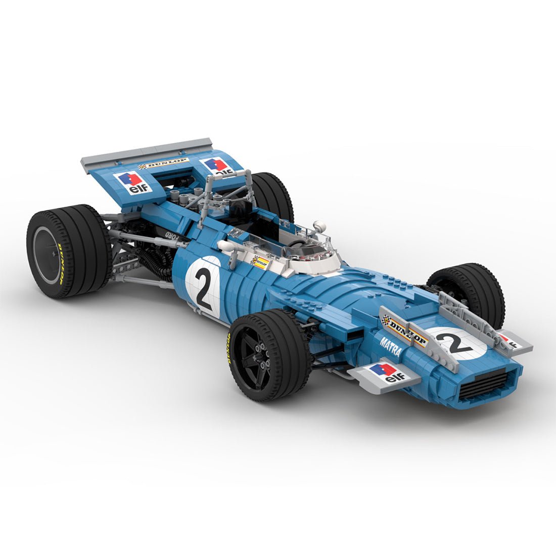 MOC - 14940 Matra MS80 - scale 1:8 Klemmbausteine - LesDiyLesDiy