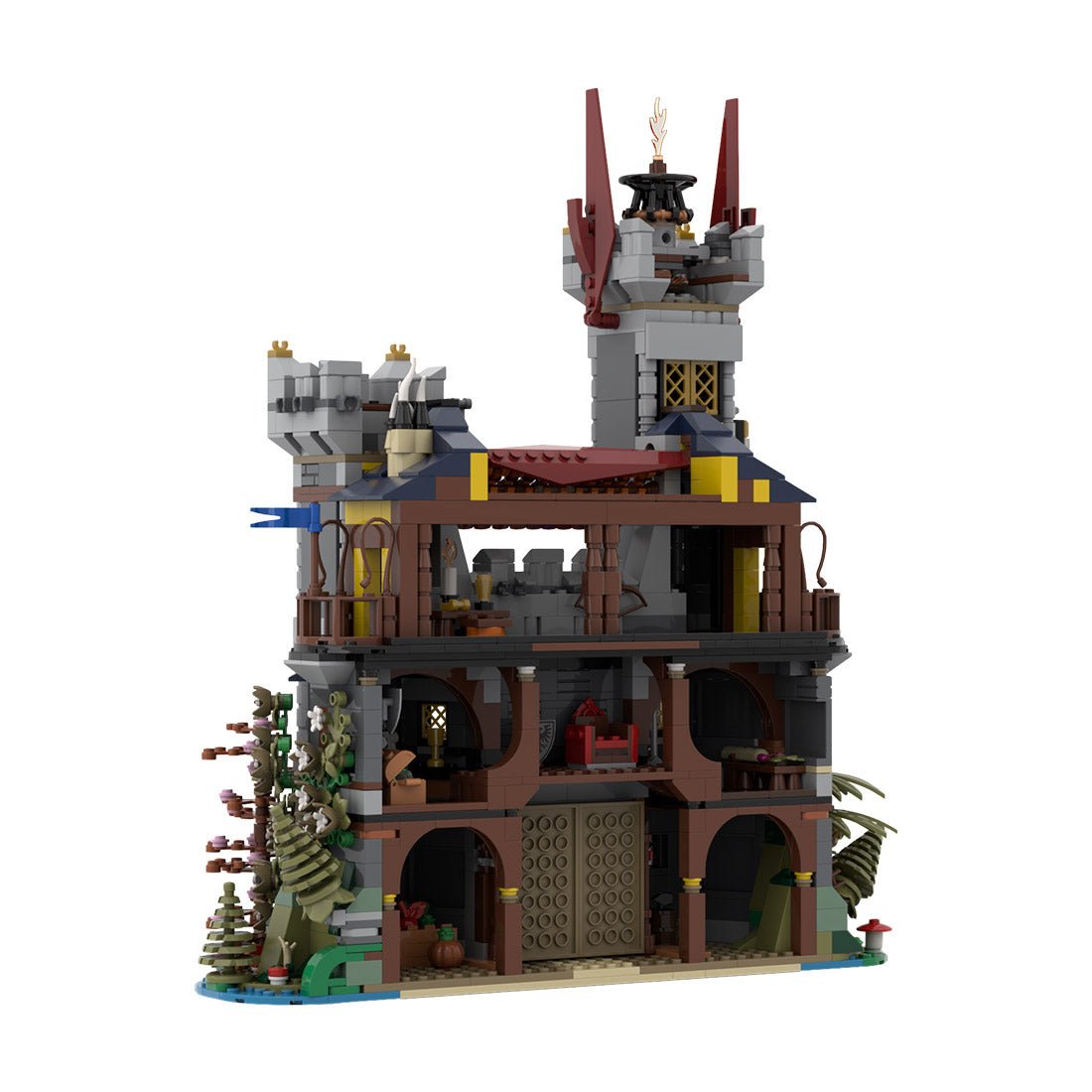 MOC - 150041 Sorcerer's Stronghold Klemmbausteine - LesDiyLesDiy