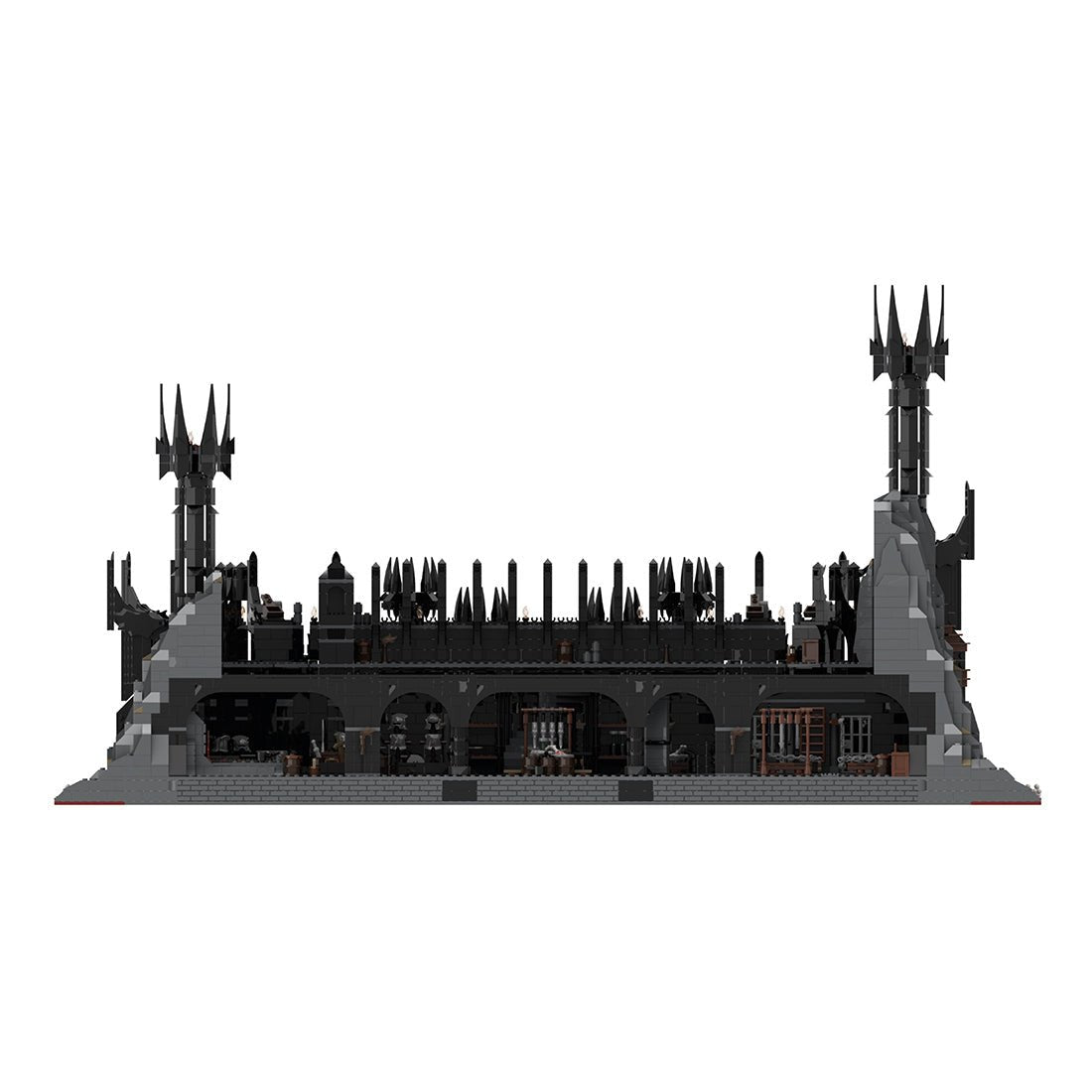 MOC - 150262 UCS Barad - Dur part 1/6 Klemmbausteine - LesDiyLesDiy