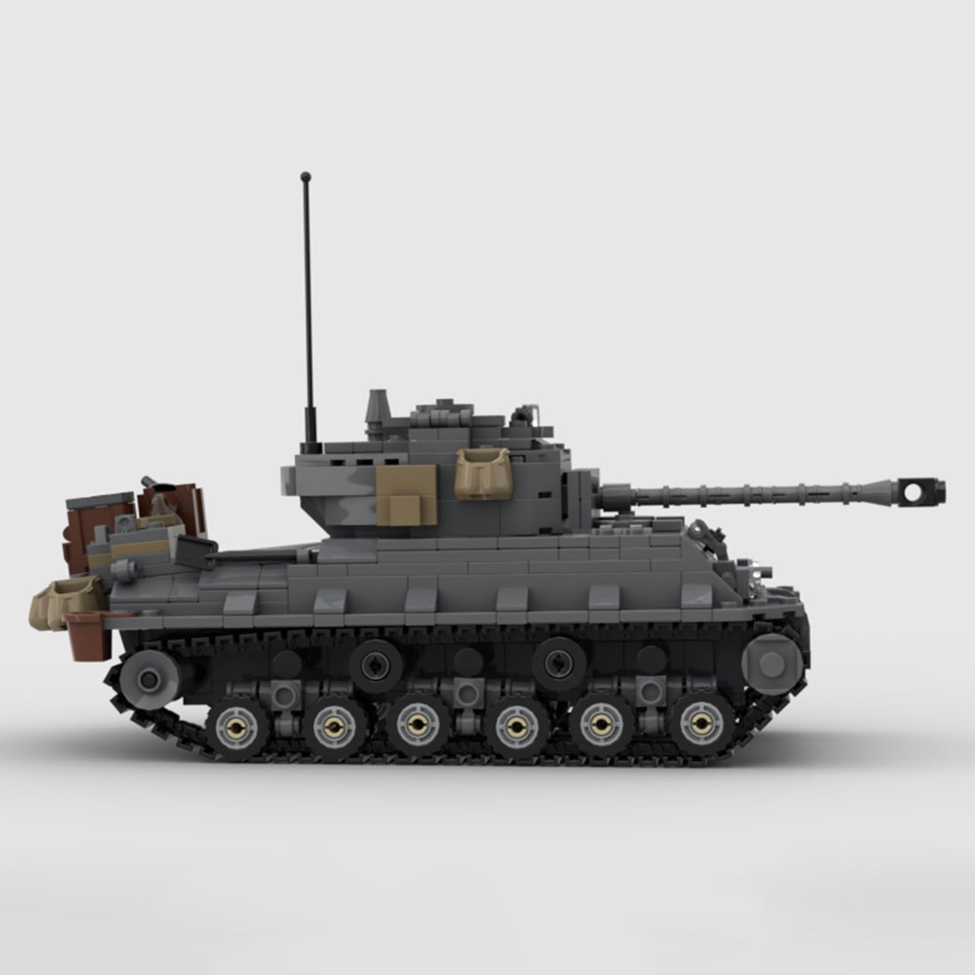 MOC - 150790 M4A3E8 Sherman Easy Eight Klemmbausteine - LesDiyLesDiy