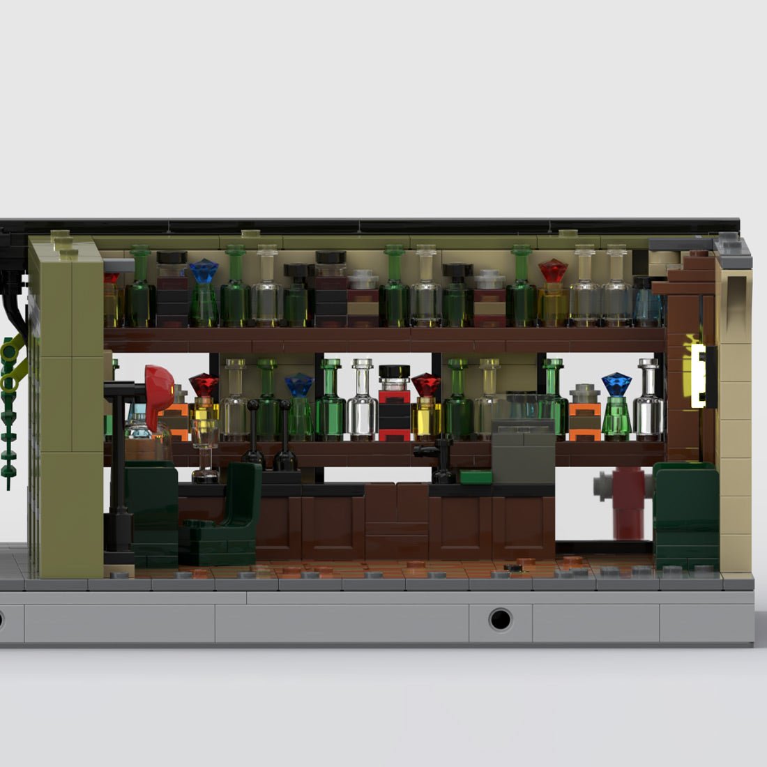 MOC - 151021 New Orleans Cocktail Bar Klemmbausteine - LesDiyLesDiy