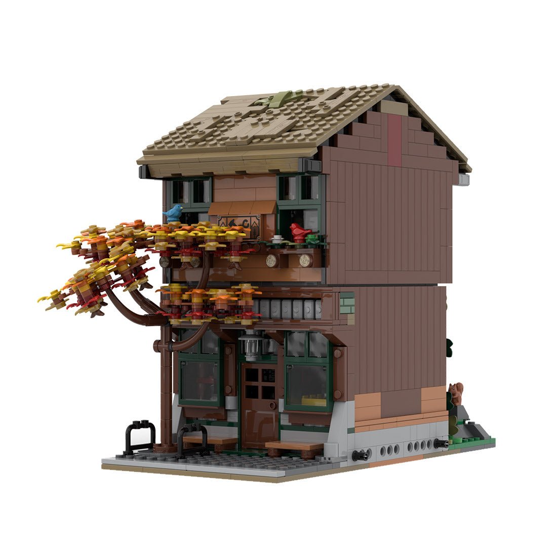 MOC - 151231 Cabin Café Klemmbausteine - LesDiy - Klemmbausteine