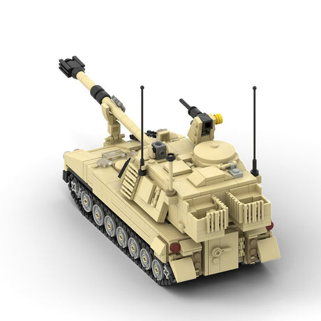 MOC - 152147 M - 109 PALADIN | 155mm Howitzer | 1:35 Scale Klemmbausteine - LesDiyLesDiy