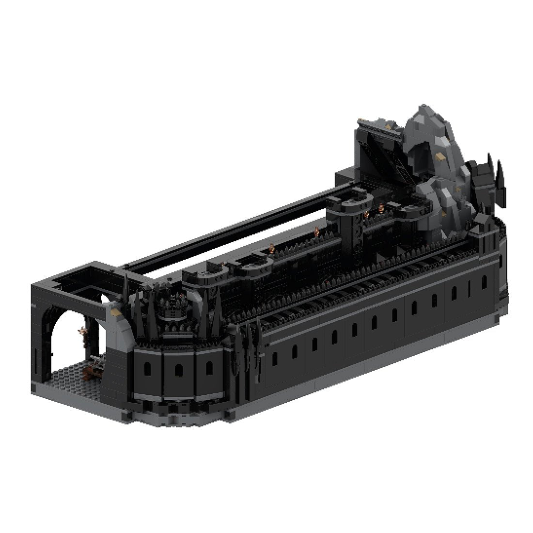 MOC - 152338 UCS Barad - Dur part 2/6 Klemmbausteine - LesDiyLesDiy