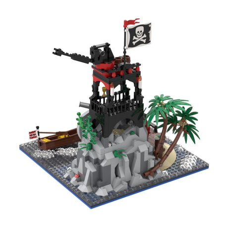 MOC - 152556 Skull Island Remake Klemmbausteine - LesDiyLesDiy