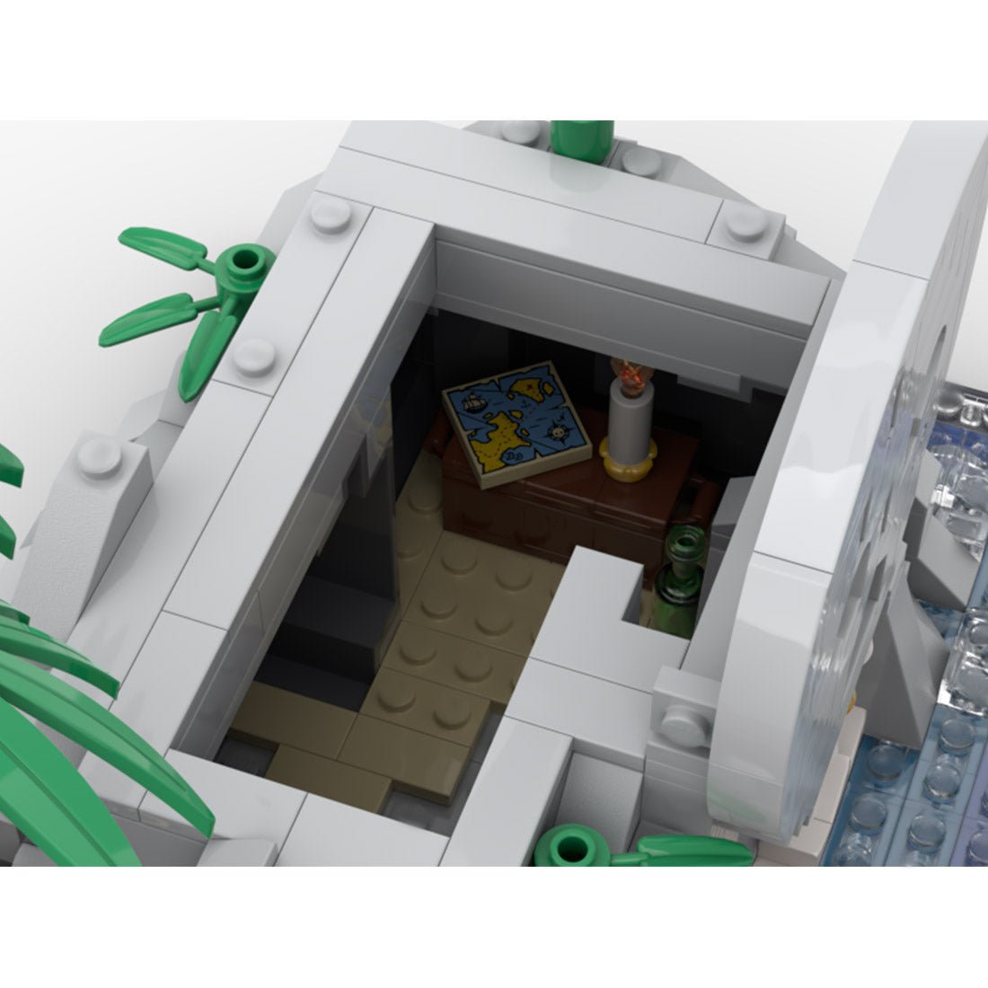 MOC - 152556 Skull Island Remake Klemmbausteine - LesDiyLesDiy