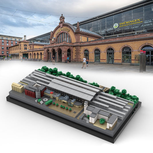 MOC - 152705 Erfurt Central Station Klemmbausteine - LesDiyLesDiy