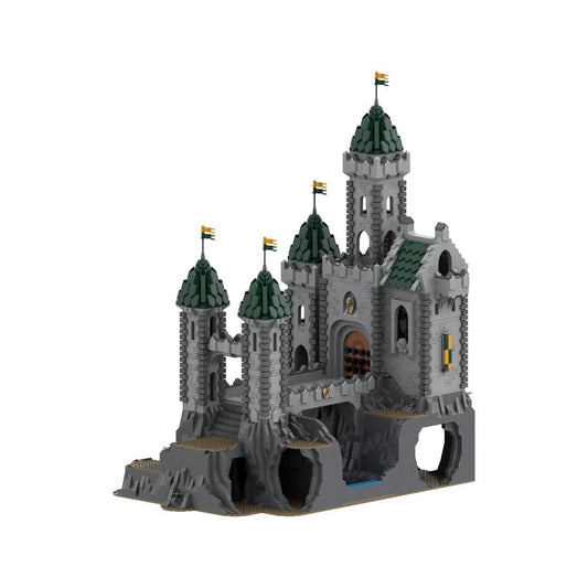 MOC - 152895 Green Dragon Stronghold Klemmbausteine - LesDiyLesDiy