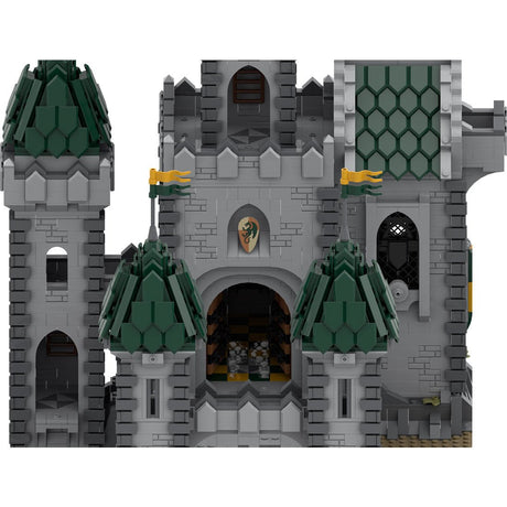 MOC - 152895 Green Dragon Stronghold Klemmbausteine - LesDiyLesDiy