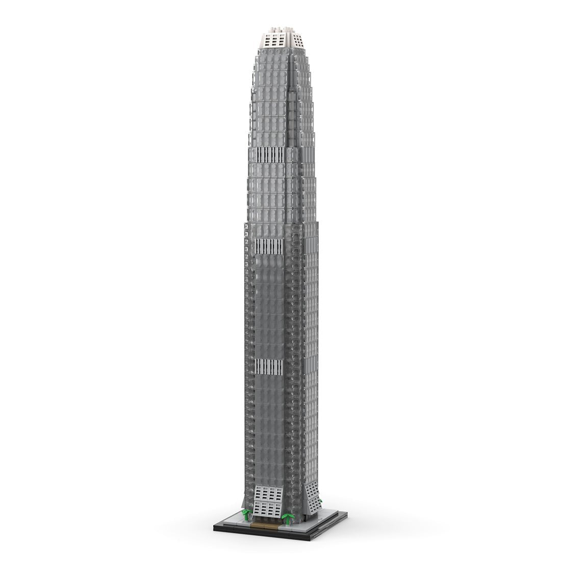 MOC - 153369 Two International Finance Centre 1:800 Scale Hong Kong Klemmbausteine - LesDiyLesDiy