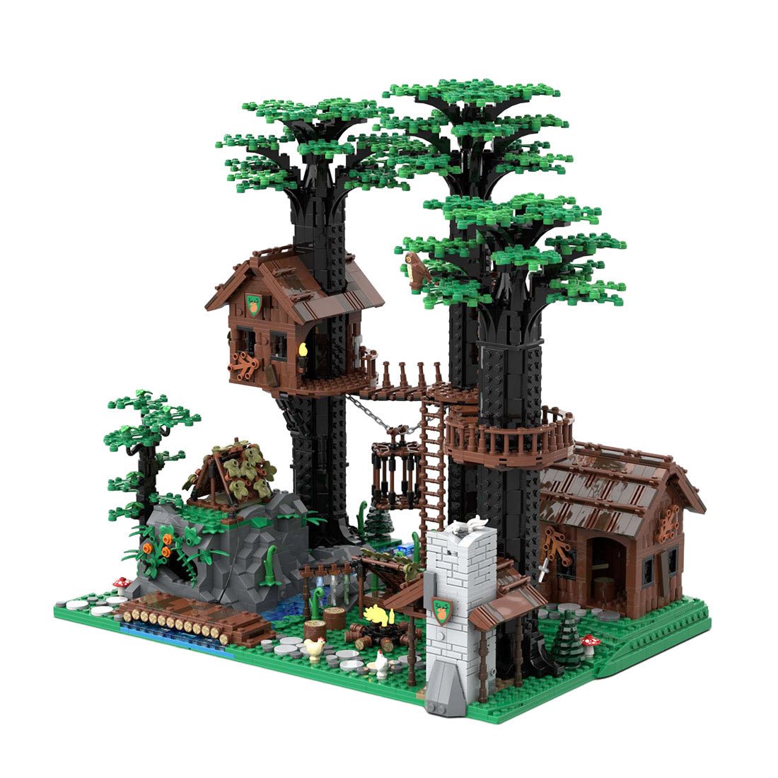 MOC - 153885 Schloss des Forsthauptquartiers - LesDiyLesDiy