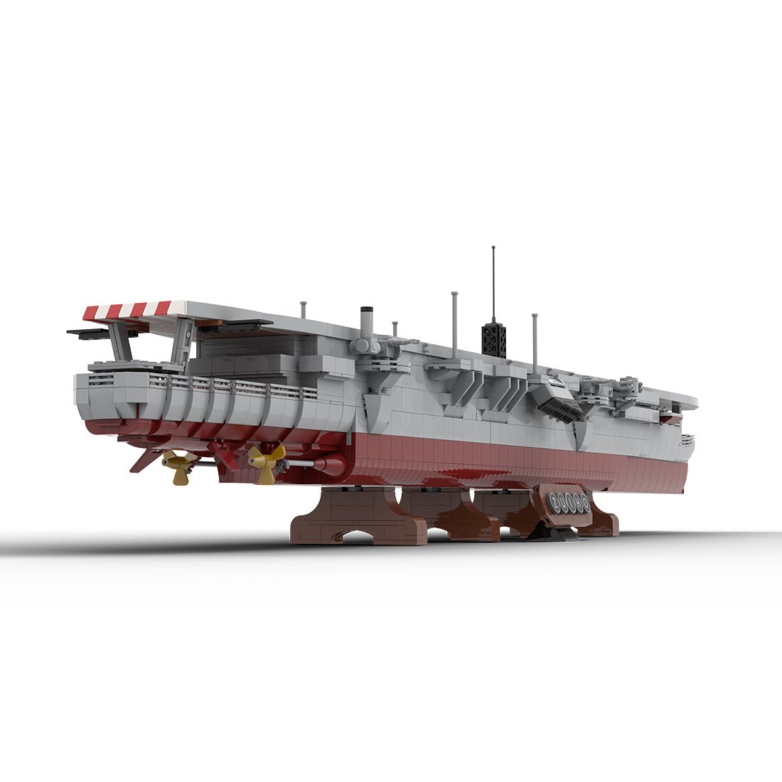 MOC - 15425 Japanese Zuiho Light Aircraft Carrier klemmbausteine - LesDiyLesDiy