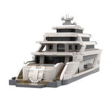 MOC - 154458 Large Super Luxury Yacht Klemmbausteine - LesDiyLesDiy