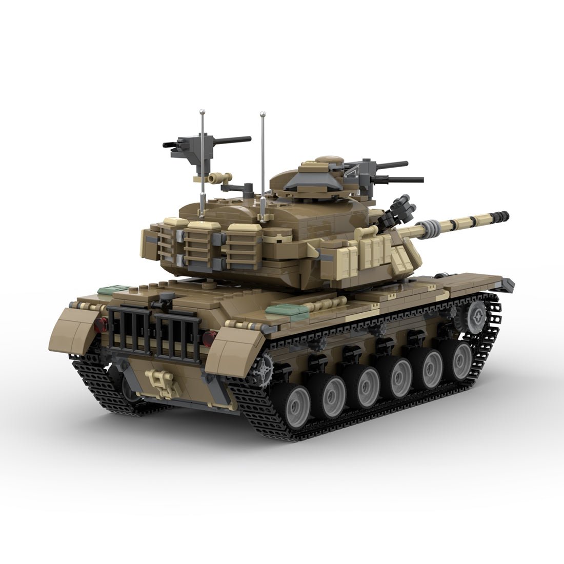 MOC - 156277 M60A3 Patton Magach Klemmbausteine - LesDiyLesDiy