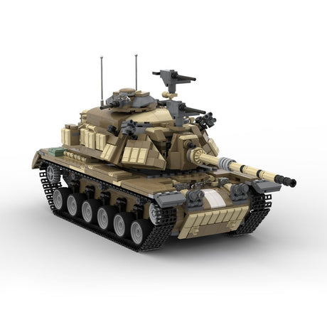 MOC - 156277 M60A3 Patton Magach Klemmbausteine - LesDiyLesDiy