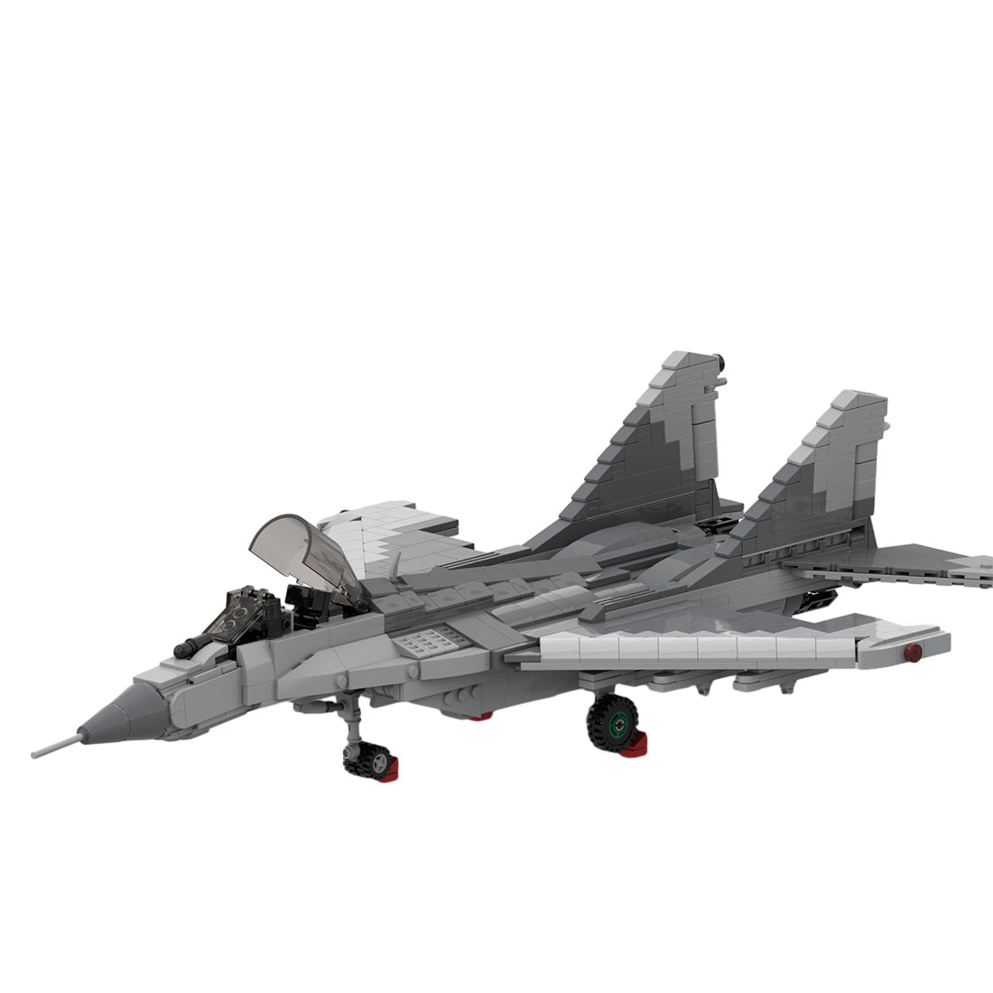 MOC - 156324 MiG 29 Militärkampfflugzeug - LesDiyLesDiy