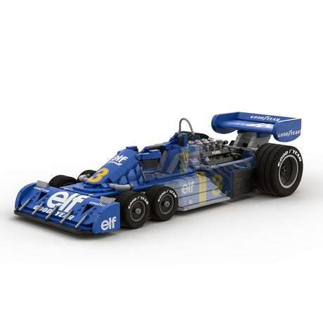 MOC - 158318 Tyrrell P34 1976 - scale 1:8 Klemmbausteine - LesDiyLesDiy