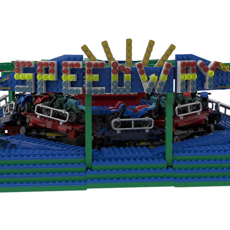 MOC - 158406 Fairground Speedway (aka Arc) Klemmbausteine - LesDiyLesDiy