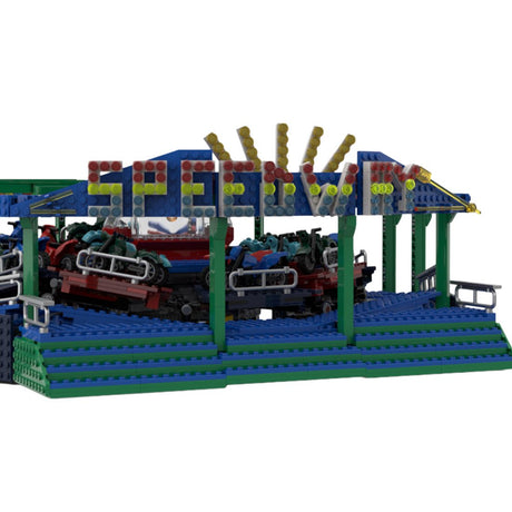 MOC - 158406 Fairground Speedway (aka Arc) Klemmbausteine - LesDiyLesDiy