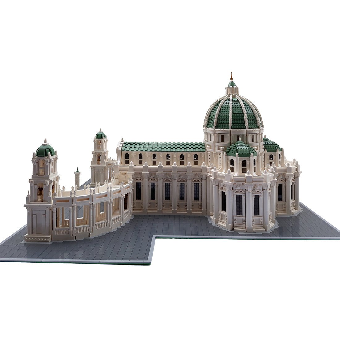 MOC - 15896 Baroque Cathedral Klemmbausteine - LesDiyLesDiy