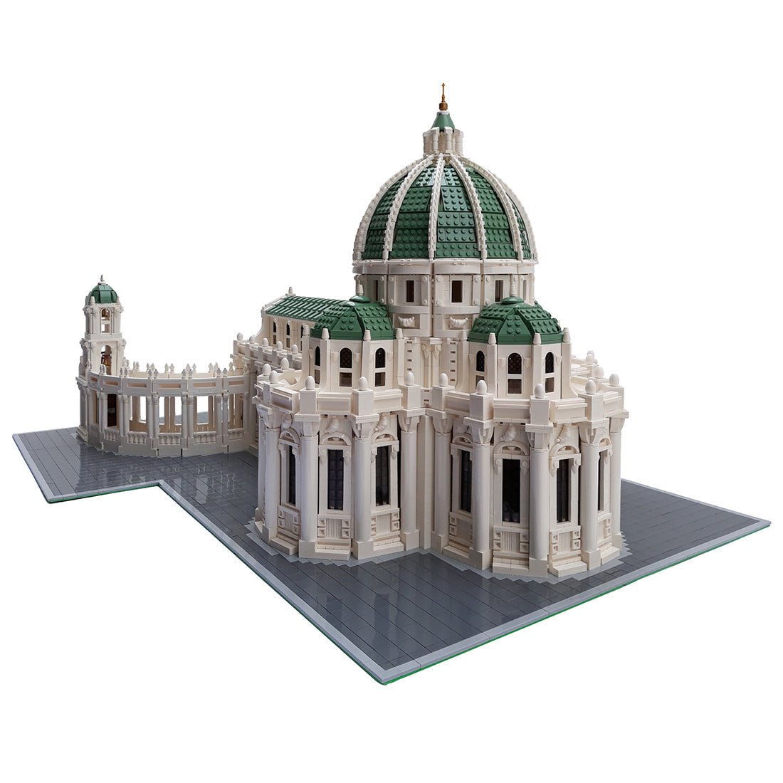 MOC - 15896 Baroque Cathedral Klemmbausteine - LesDiyLesDiy