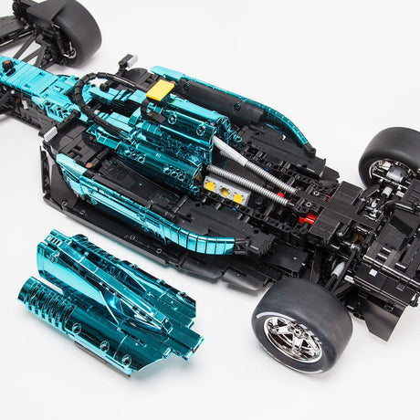 MOC - 158977 1/8 Scale AMR23 Electric Plating Exterior Track Racing Car Klemmbausteine - LesDiy - Klemmbausteine