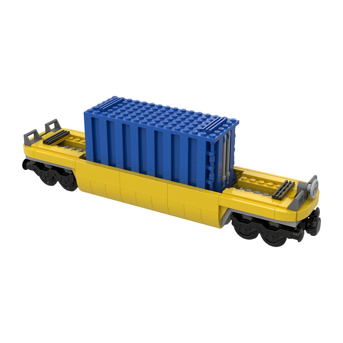 MOC - 159041 TTX 20 - Zoll - Container - Lkw - LesDiy - Klemmbausteine