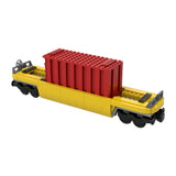 MOC - 159041 TTX 20 - Zoll - Container - Lkw - LesDiy - Klemmbausteine