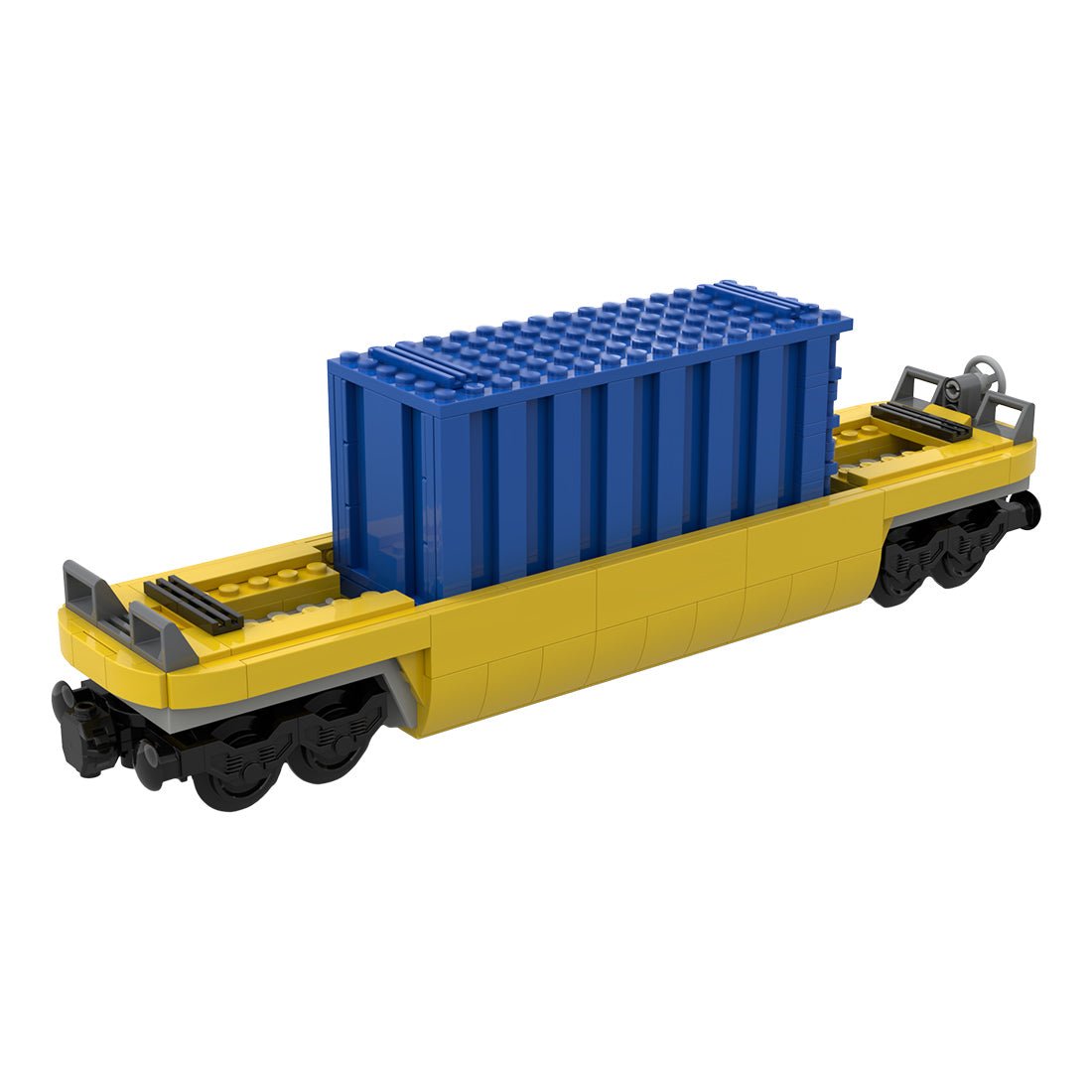 MOC - 159041 TTX 20 - Zoll - Container - Lkw - LesDiy - Klemmbausteine