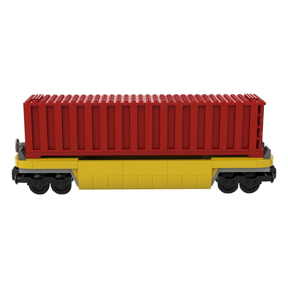 MOC - 159041 TTX 40 - Zoll - Container - Lkw - LesDiy - Klemmbausteine