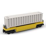 MOC - 159041 TTX 40 - Zoll - Container - Lkw - LesDiy - Klemmbausteine