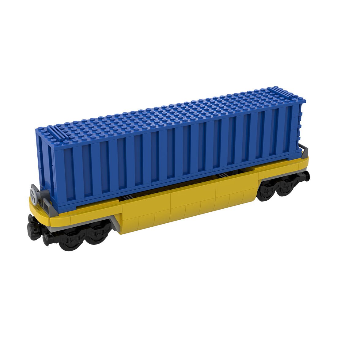 MOC - 159041 TTX 40 - Zoll - Container - Lkw - LesDiy - Klemmbausteine