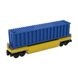 MOC - 159041 TTX 40 - Zoll - Container - Lkw - LesDiy - Klemmbausteine