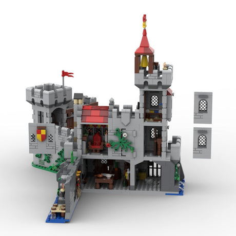 MOC - 159182 Lochside Castle Klemmbausteine - LesDiyLesDiy