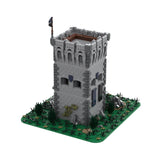 MOC - 159468 Mittelalterlicher Außenposten Black Falcon Castle Klemmbausteine - LesDiyLesDiy