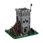 MOC - 159468 Mittelalterlicher Außenposten Black Falcon Castle Klemmbausteine - LesDiyLesDiy