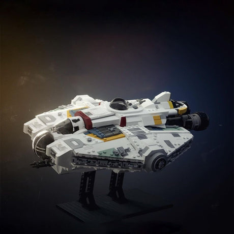 MOC - 159490 Sci - fi Ghost Spaceship Klemmbausteine - LesDiyLesDiy