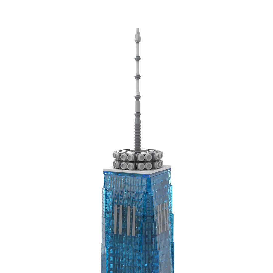 MOC - 159549 One World Trade Center im Maßstab 1:800 Klemmbausteine - LesDiyLesDiy