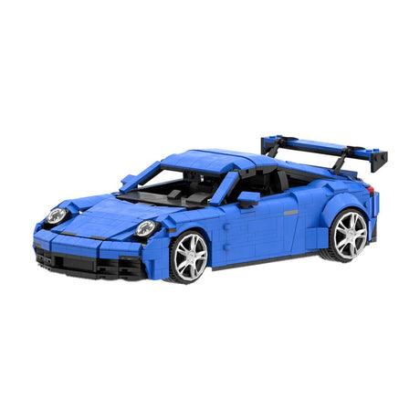 MOC - 159650 Porsche 992 GT3 Klemmbausteine (Blue Version) - LesDiyLesDiy