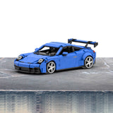 MOC - 159650 Porsche 992 GT3 Klemmbausteine (Blue Version) - LesDiyLesDiy