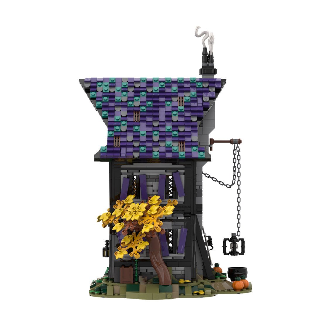 MOC - 159686 Witches' House Klemmbausteine - LesDiyLesDiy