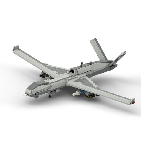 MOC - 160051 MQ - 20 AVENGER | UAV Drone - 1:35 Scale Klemmbausteine - LesDiy - Klemmbausteine