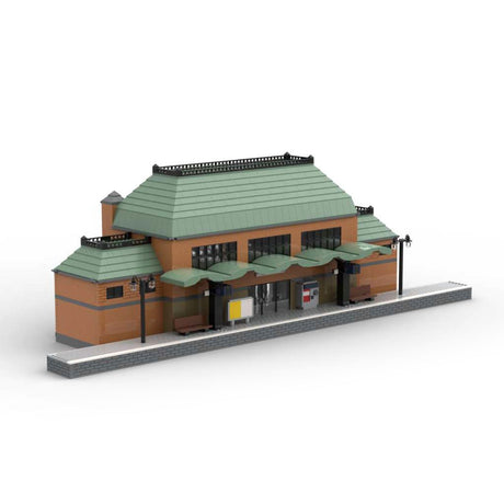 MOC - 160387 Hauptbahnhof "Steinbrück" Klemmbausteine - LesDiyLesDiy