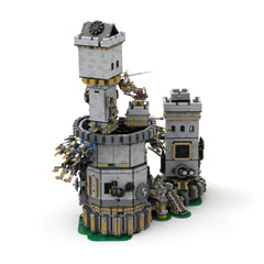 MOC - 161376 Medieval Clockwork Castle Klemmbausteine - LesDiyLesDiy