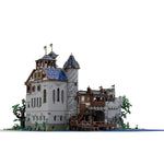 MOC - 161565 Mittelalterliches Falkenkönigschloss Klemmbausteine - LesDiyLesDiy