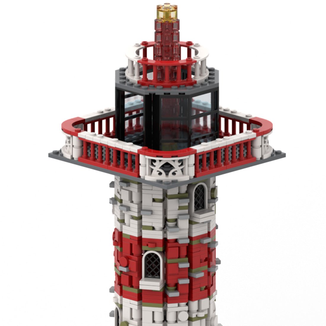 MOC - 162128 Lighthouse Klemmbausteine - LesDiyLesDiy