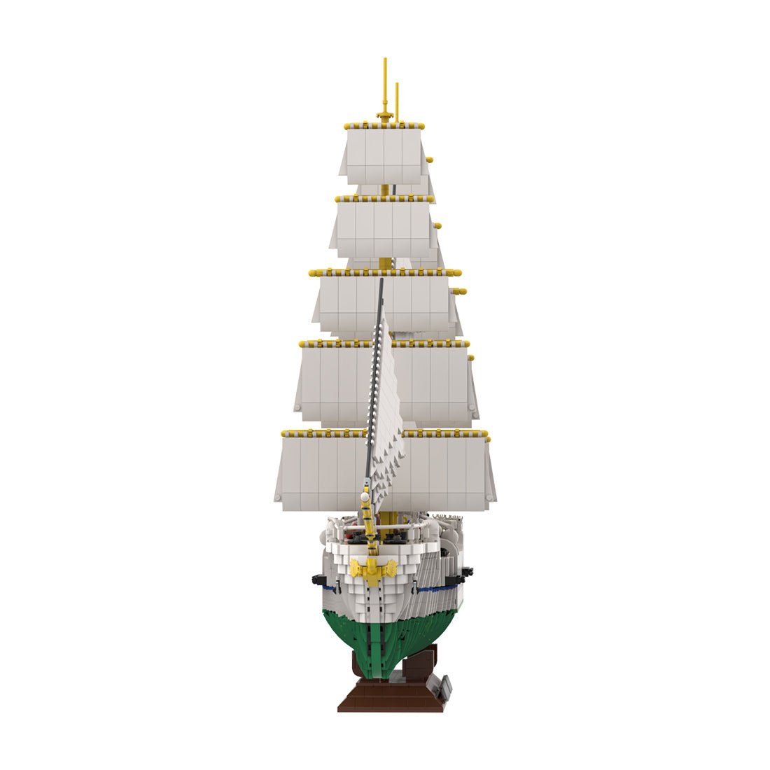 MOC - 162206 Gorch Fock Klemmbausteine - LesDiyLesDiy